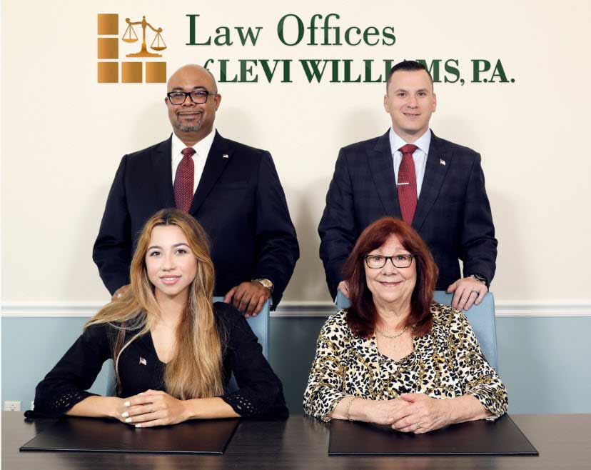 Photo of Levi G. Williams Jr. and Chad C. Marcus at Law Offices of Levi Williams, P.A.
